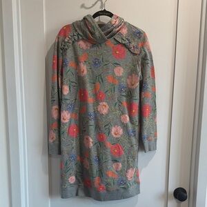 kate spade Gray Floral Midi Dress